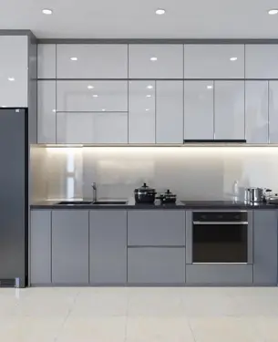 Tủ Bếp MDF phủ Melamine