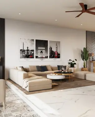 Nội thất Phòng Khách Hiện Đại